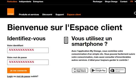 espace Client : votre compte .